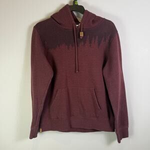 tentree Juniper Hoodie Regular Fit Longsleeve women burgundy Hoodie sz Medium
